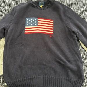Men’s Ralph Lauren American Flag Sweater